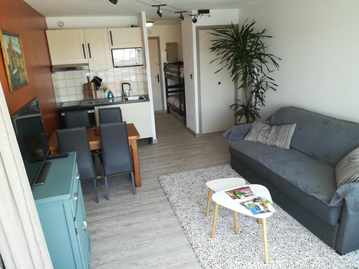Studio Cabine Vue Port Avec Parking Prive, Piscine, Parc, Boulodrome Agde Exteriör bild